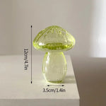 Elegant Mushroom Glass Vase for Hydroponics and Decoration
