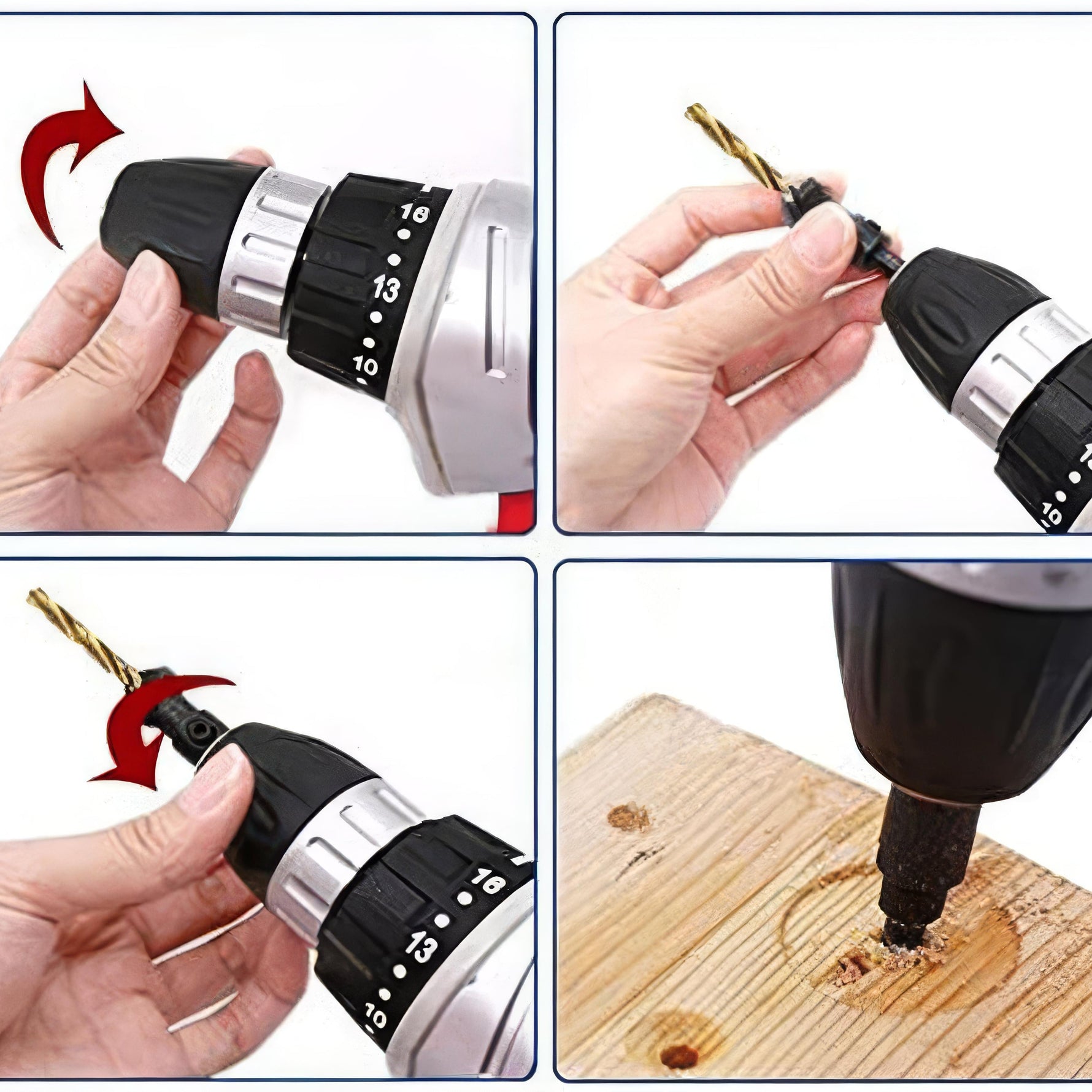 Precise Drill Bit Set for Woodworking | 5-Piece