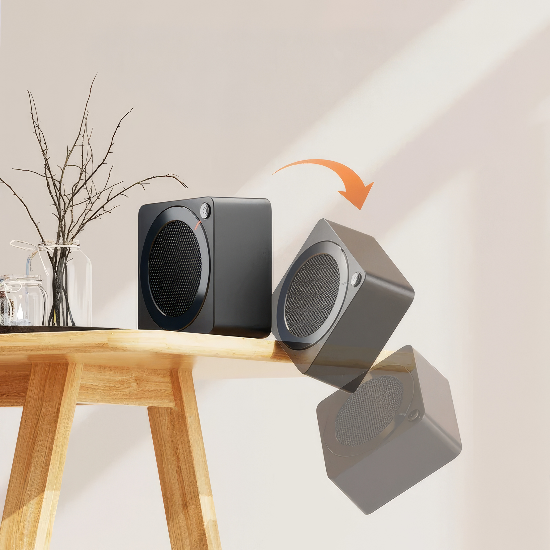 Compact Space Heater – Efficient and Quiet for Your Home