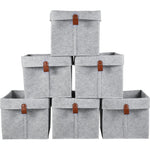 Six-Piece Felt Organizer Set | 12 L Foldable Storage Solutions for Your Home