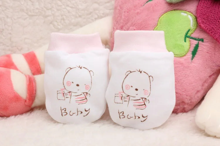 Baumwollhandschuhe für Babys – Weiche und atmungsaktive Kratzhandschuhe