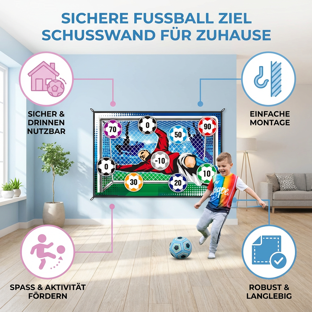 Schusswand für sicheres Fußballtraining im eigenen Garten