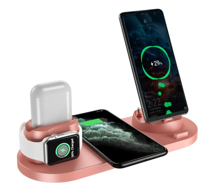 Multifunktionales 6-in-1 Ladegerät für iPhone und Smartwatch