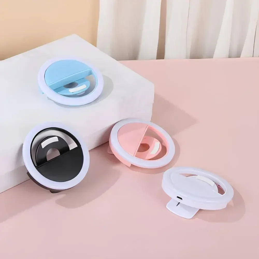 Praktisches Clip-On Licht für klare Aufnahmen