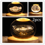 3D Kristalllicht mit LED für eine entspannte Atmosphäre