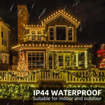 Luminara LED Sound Light Chain | Remote Control | 30–75 m Length | 900–2000 LEDs | IP65 Weatherproof | Perfect Lighting for Parties and Celebrations