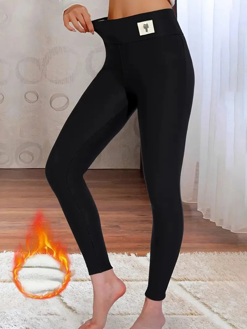 Women's Thermal Leggings | Luxurious Warmth & Body Shaping | High Waist with Butt Shaping