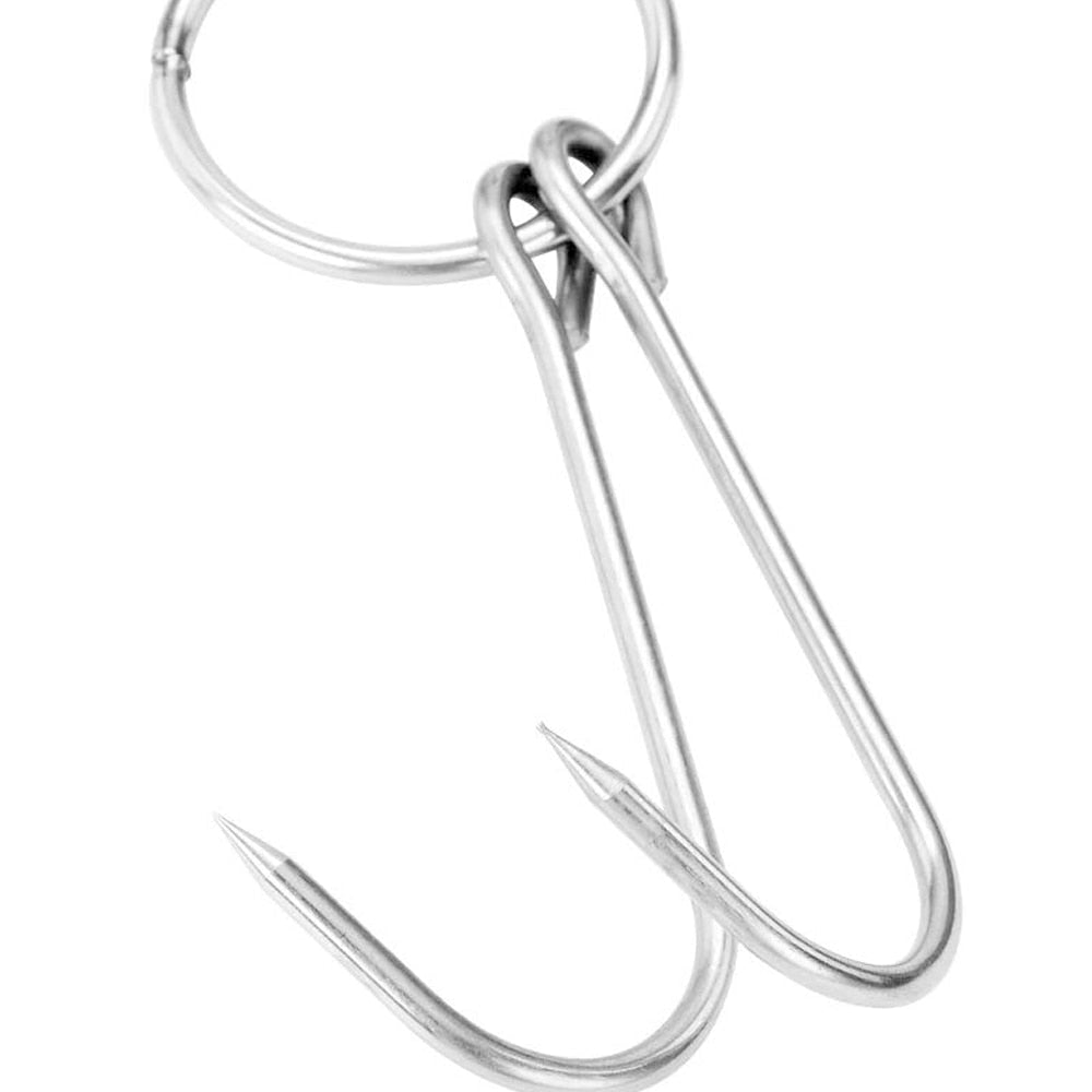 6er Set Edelstahl Grillhaken für perfekte BBQ-Momente