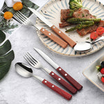 Elegantes 6-teiliges Edelstahlbesteckset – Stil für jeden Tisch