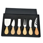 6er Set Käsemesser aus Edelstahl für Charcuterie-Boards und Besteck