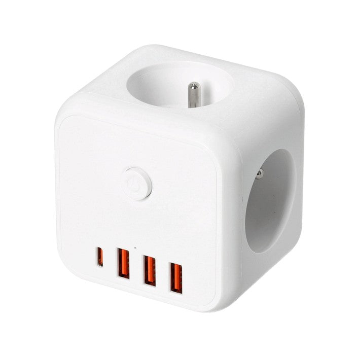 Multifunctional power strip with surge protection