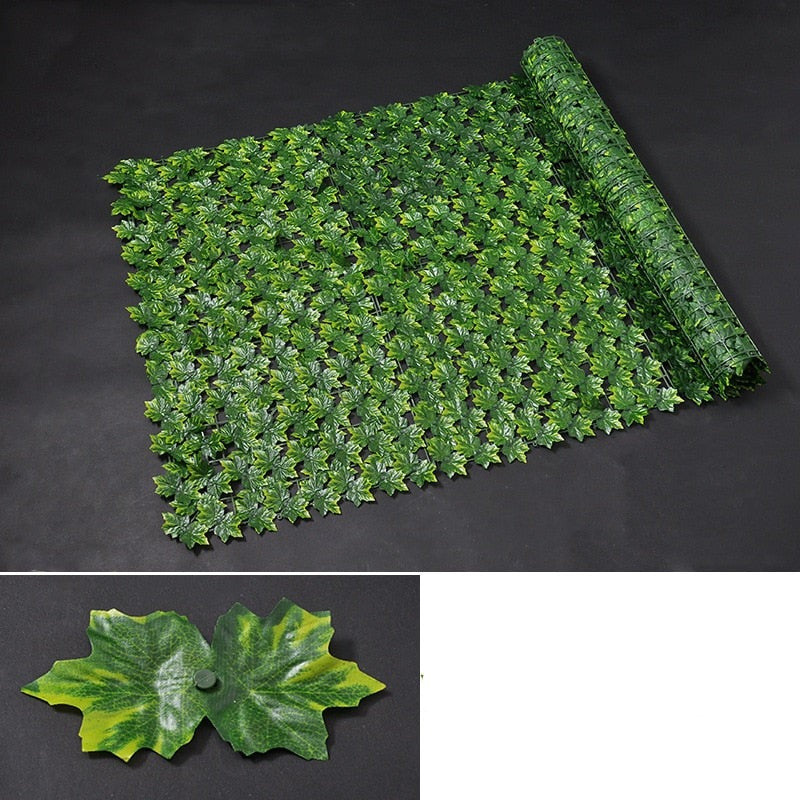 Künstlicher Blatt Sichtschutz – Wetterfeste Gartenabdeckung