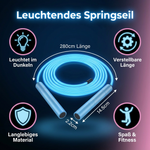 Springseil mit leuchtenden Effekten