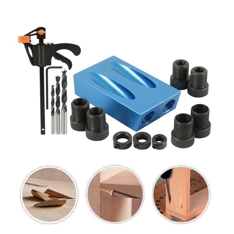 Precision Drills – Perfect 15° holes for strong wood joints