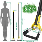 Ergonomic Garden Hoe | Efficient Stainless Steel Weed Puller