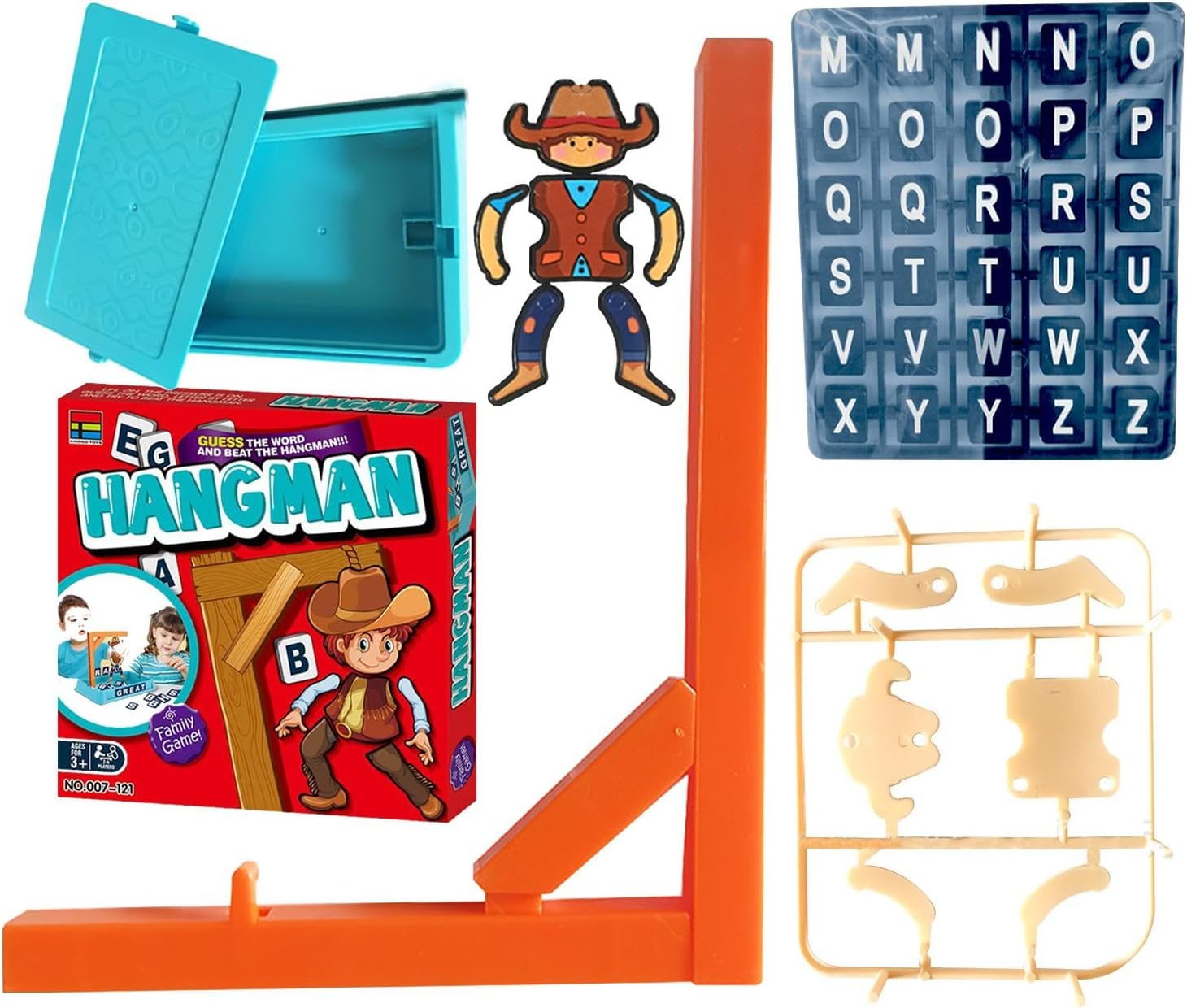 Wortspiel Hangman im Cowboy-Stil