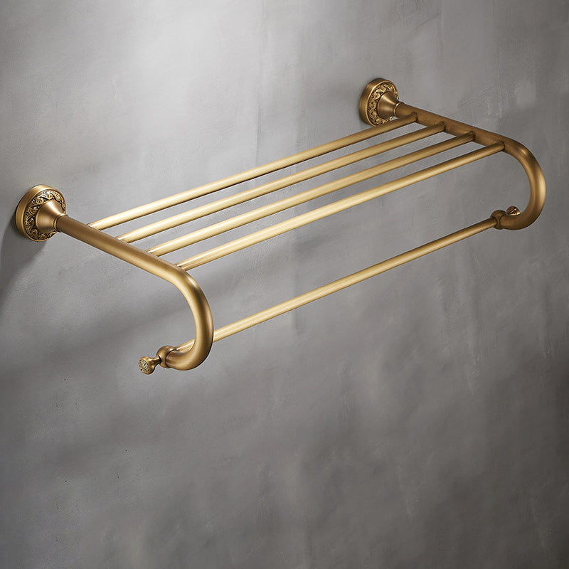 Elegante Badezimmeraccessoires aus gebürstetem Messing – Set oder Einzelstück