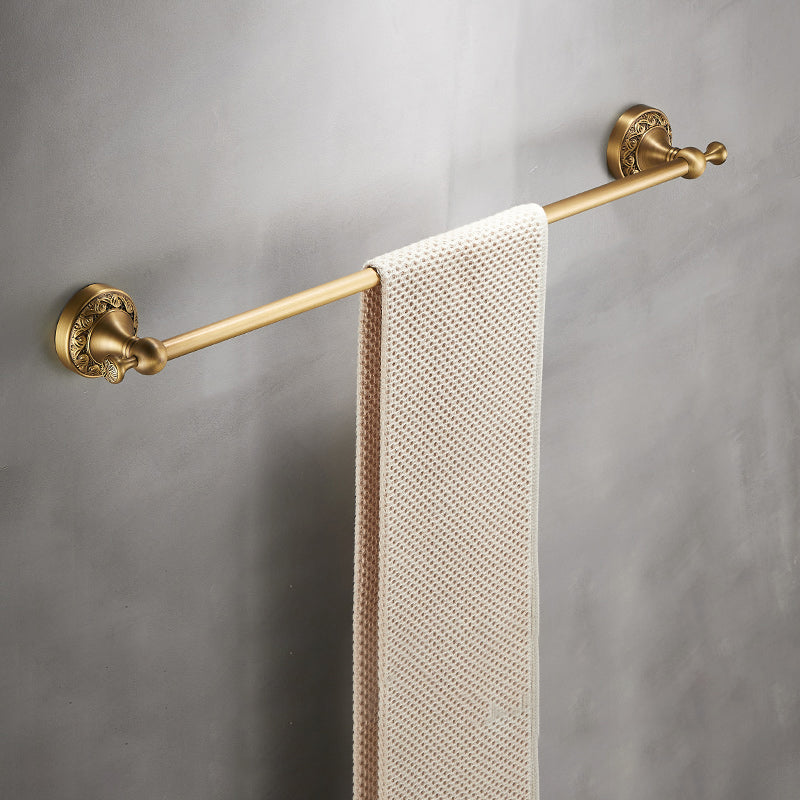 Elegante Badezimmeraccessoires aus gebürstetem Messing – Set oder Einzelstück