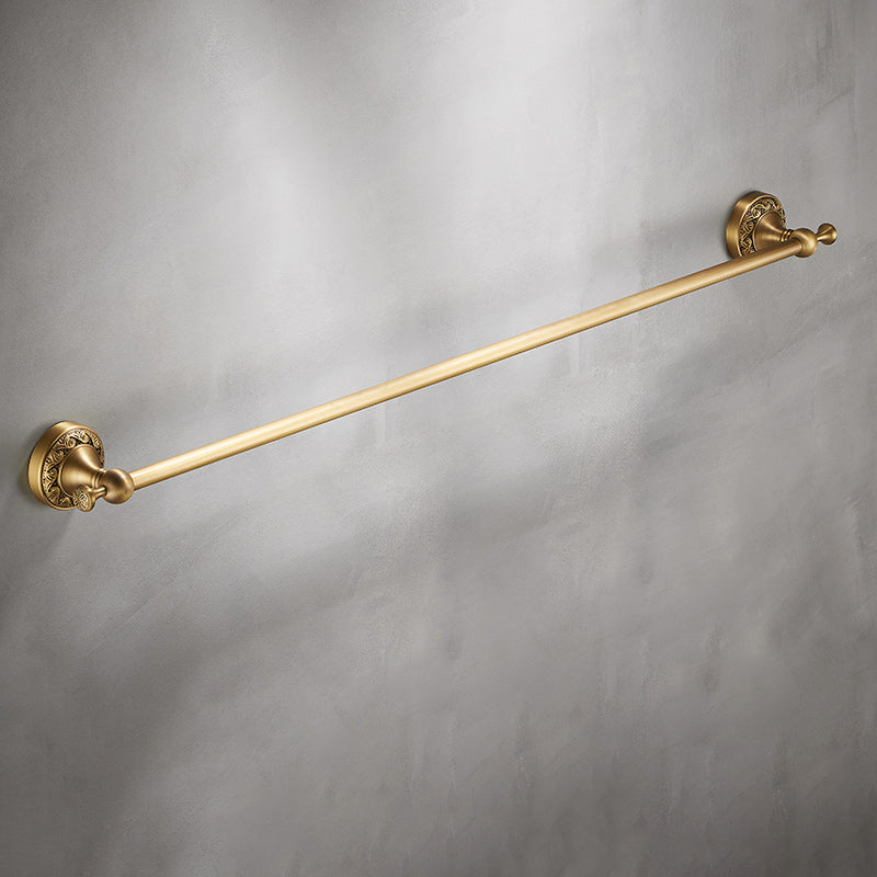 Elegante Badezimmeraccessoires aus gebürstetem Messing – Set oder Einzelstück