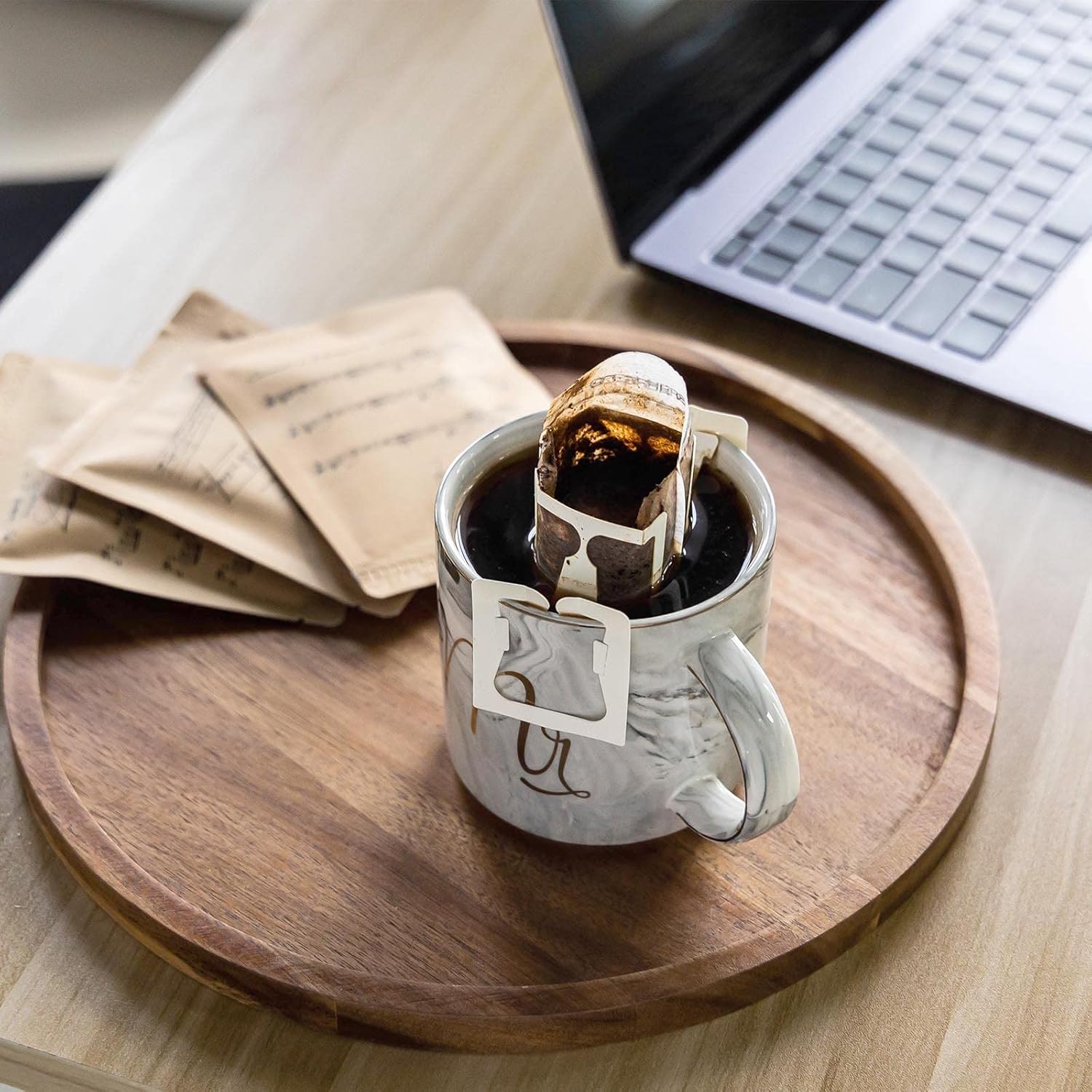 Elegant Wooden Tray – Round Serving Dish for Any Occasion