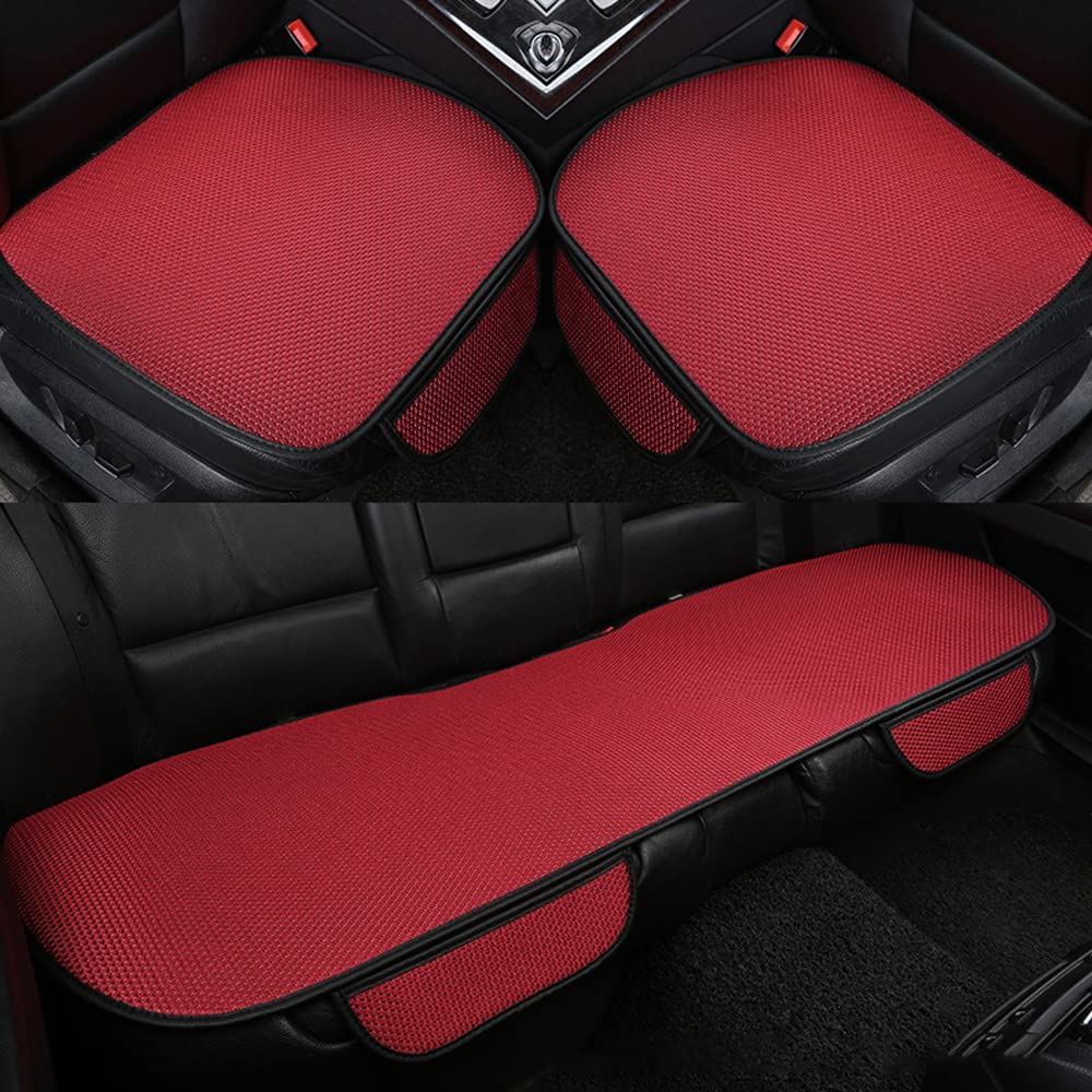 BreezeComfort Autoabdeckungsset – Atmungsaktive Eis-Seitenpolster mit Massageeffekt