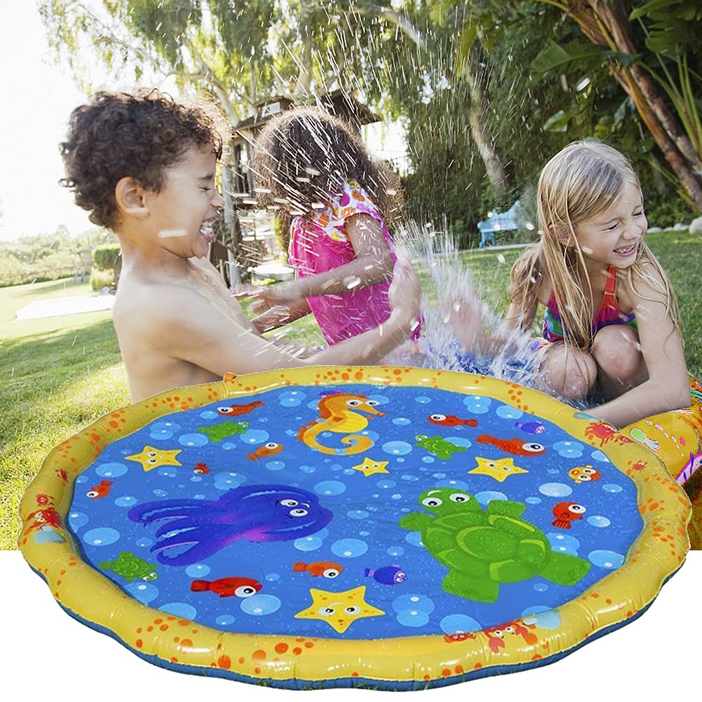 Spritzmatte für den Garten – Wasserspielmatte für Kinder im Sommer