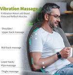 Heated Massage-Autositzkissen – Entspannungskissen für Rücken und Oberschenkel