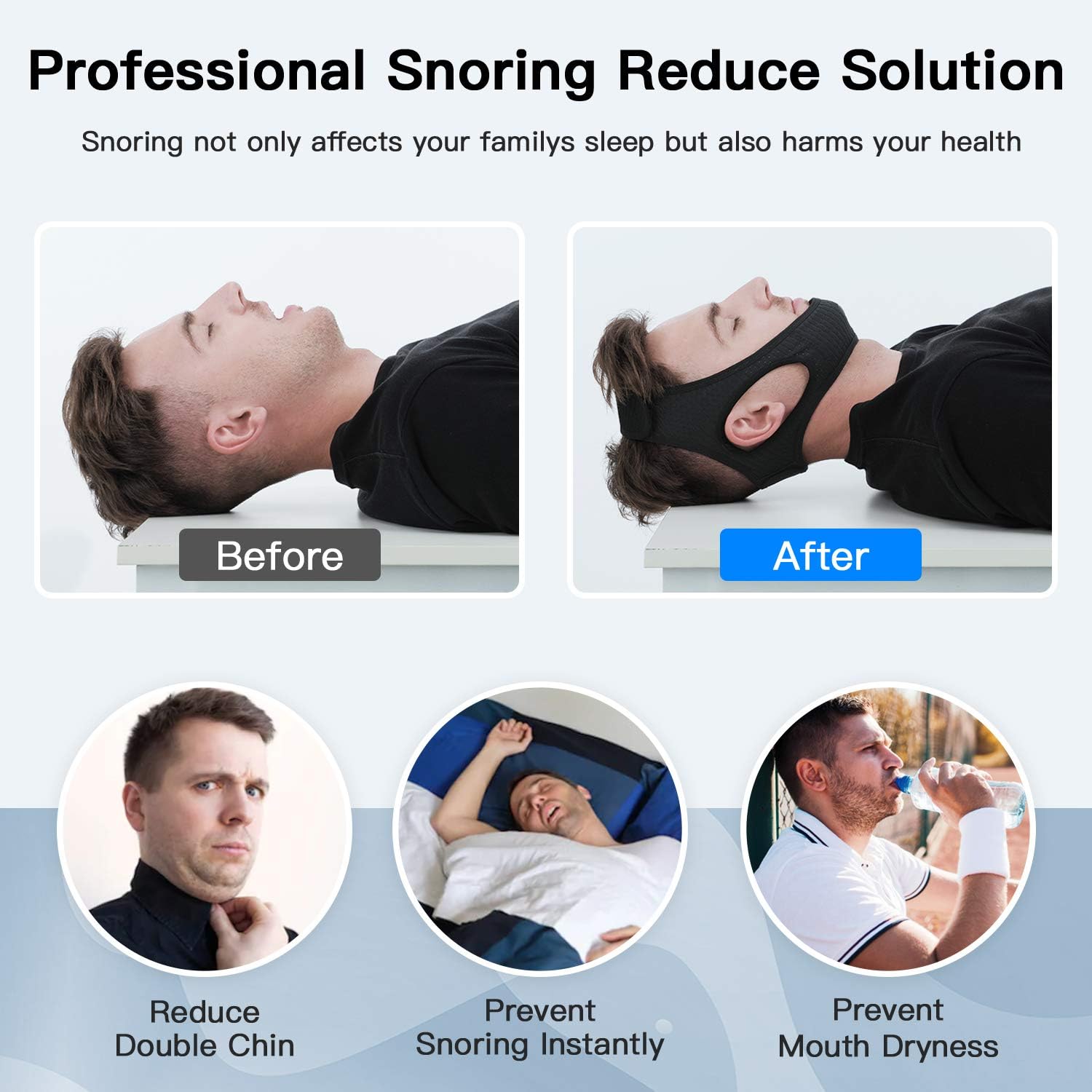 Quiet Nights – Chin Strap for Relaxed Sleep