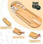 Holz-Bowlingbahn Mini für den Heimgebrauch