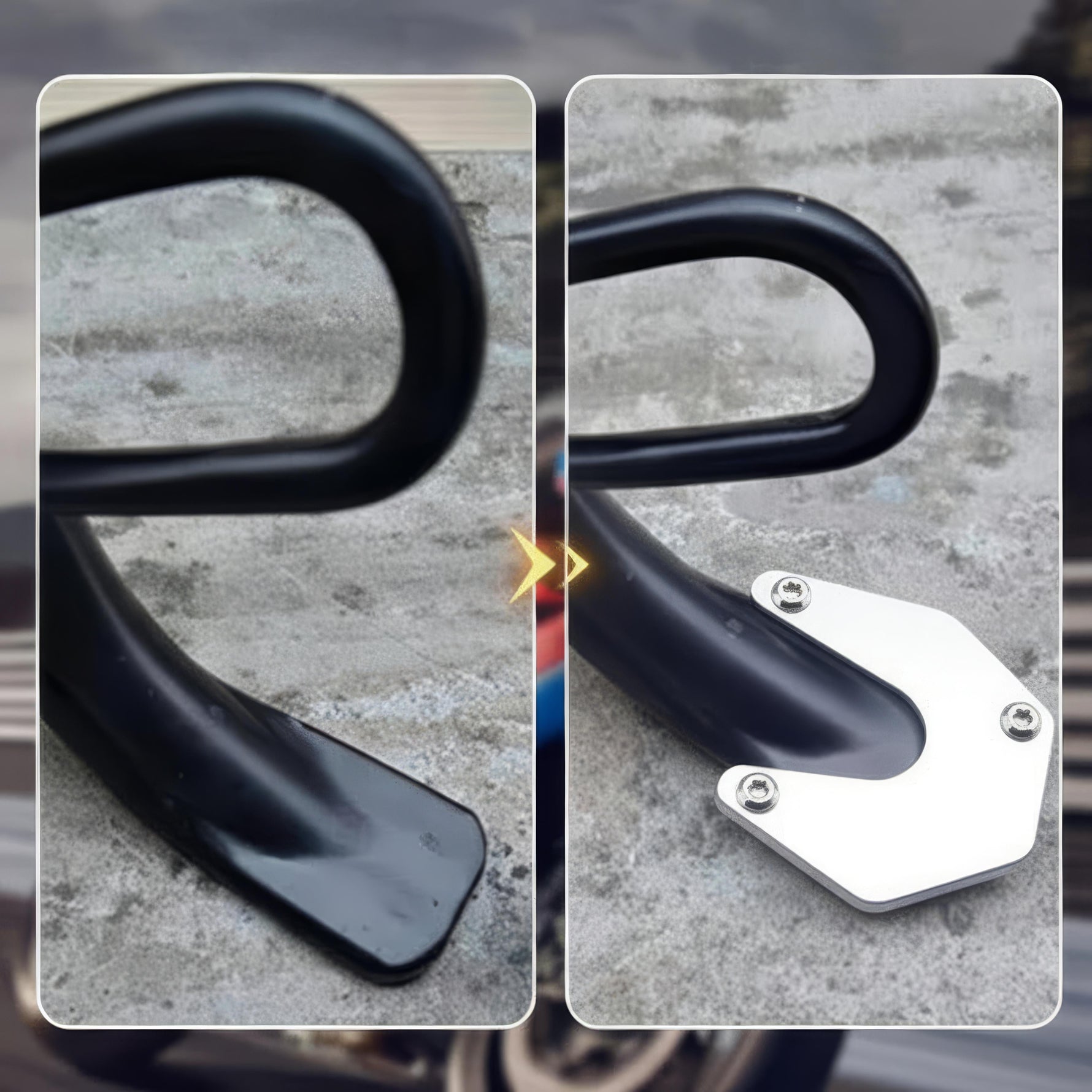 BikeStabil – Non-slip Base for Motorcycle Stands with Optimal Stability