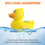 Safe Baby Bath Thermometer with Color Display and Warning System