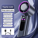 CoolBreeze Handheld Fan with Cooling Function | USB Powered | Digital Display | 3 Speed Modes