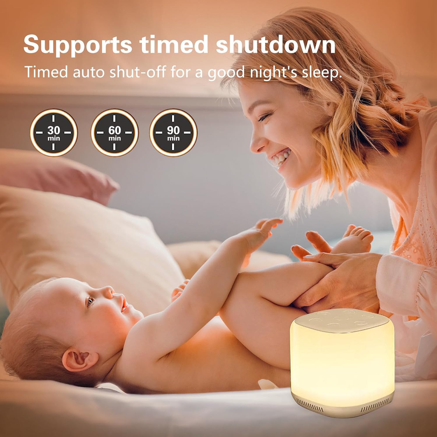 Nachtlicht für Kinderzimmer – Musikalische Babylampe