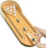 Holz-Bowlingbahn Mini für den Heimgebrauch