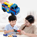 Kreative Spielzeugautos mit zwei Seiten für fantasievolles Spielen