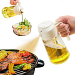 Praktische 2-in-1 Sprüh- und Ausgießflasche – 470 ml Glas