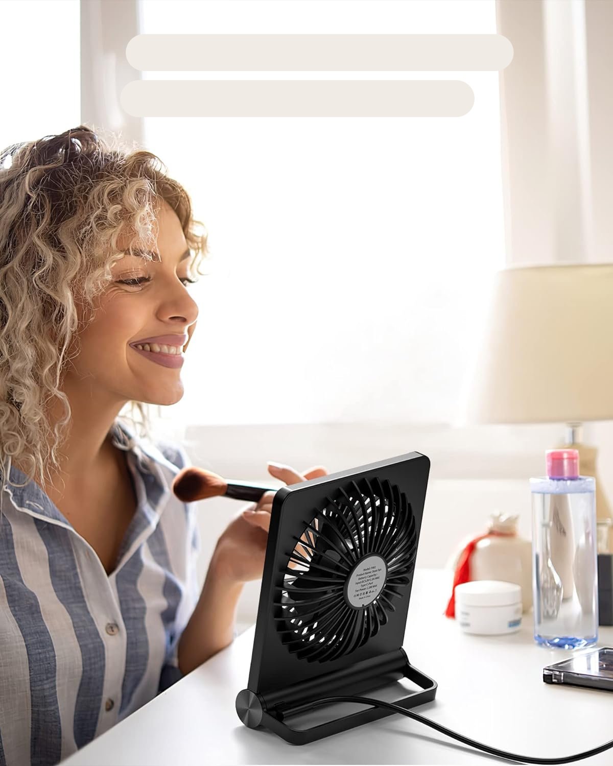 Ultraschall Tischventilator mit USB – Kompakt und leistungsstark