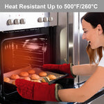 Safety Glove Set | Heat Resistant Silicone Gloves 6-piece | Up to 260 °C