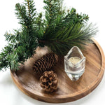 Elegant Wooden Tray – Round Serving Dish for Any Occasion