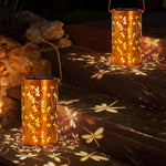 Shimmering Solar Lantern for Romantic Garden Evenings