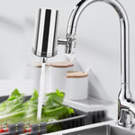 Eleganter Küchenarmaturenfilter aus Edelstahl
