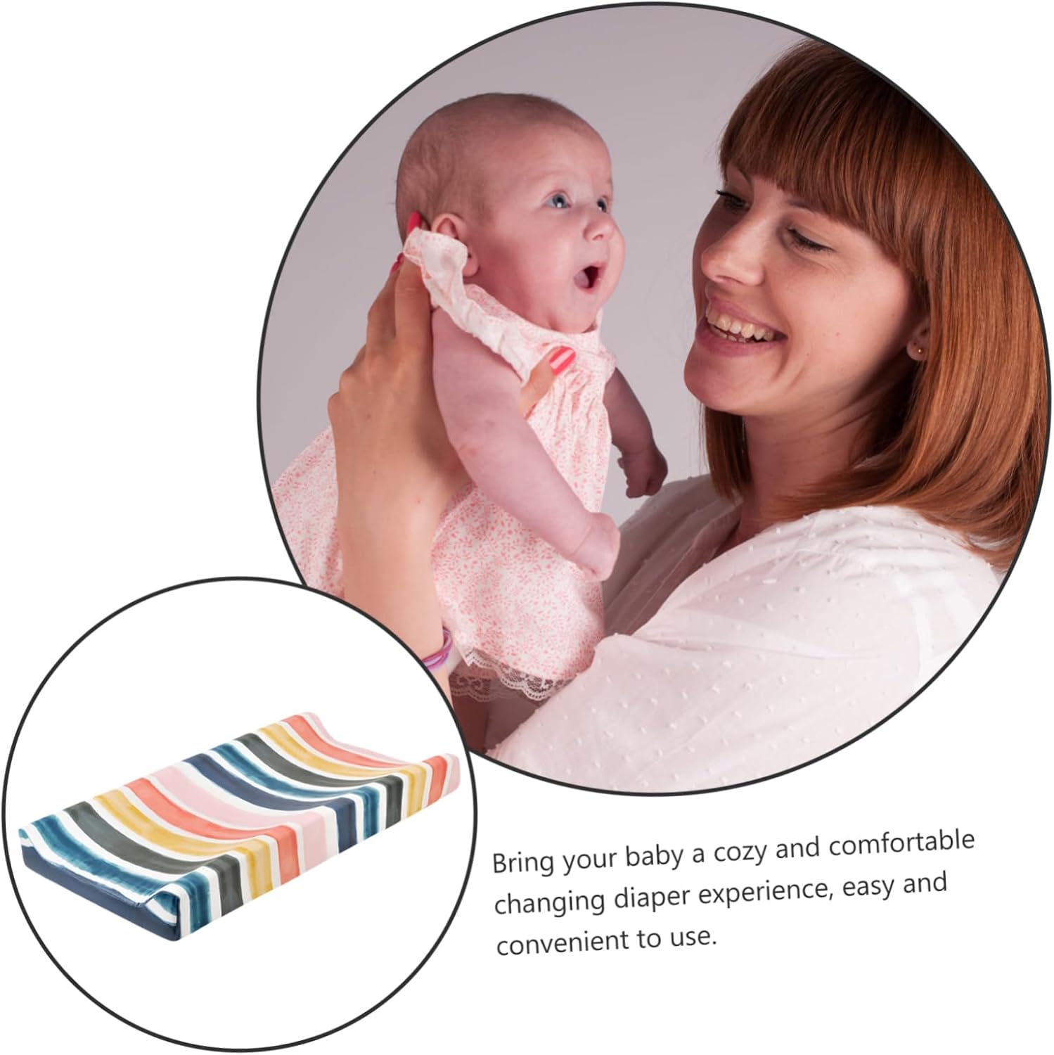 Babys Wickelauflagenbezug – Weicher Spannbezug für Wickeltisch