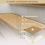 Rutschfeste Teppich-Stufenmatten mit Kanten Schutz – Treppensafe (14er Pack, Beige)