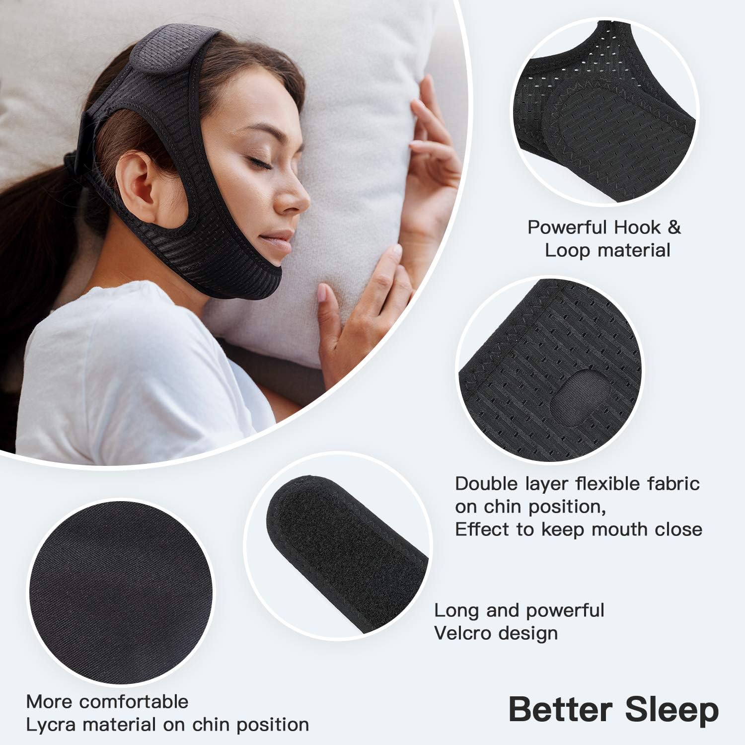 Quiet Nights – Chin Strap for Relaxed Sleep