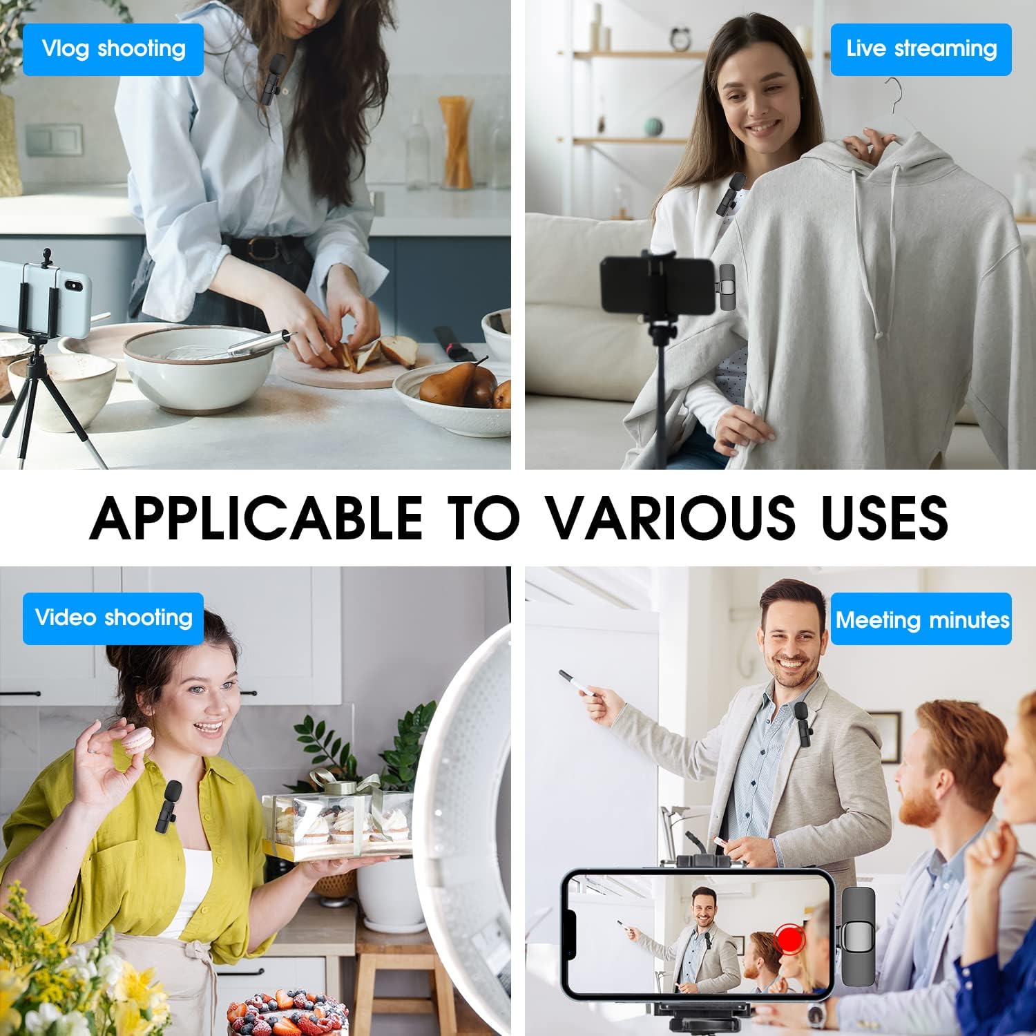 Wireless Microphone Duo for iPhone and iPad – Top Sound