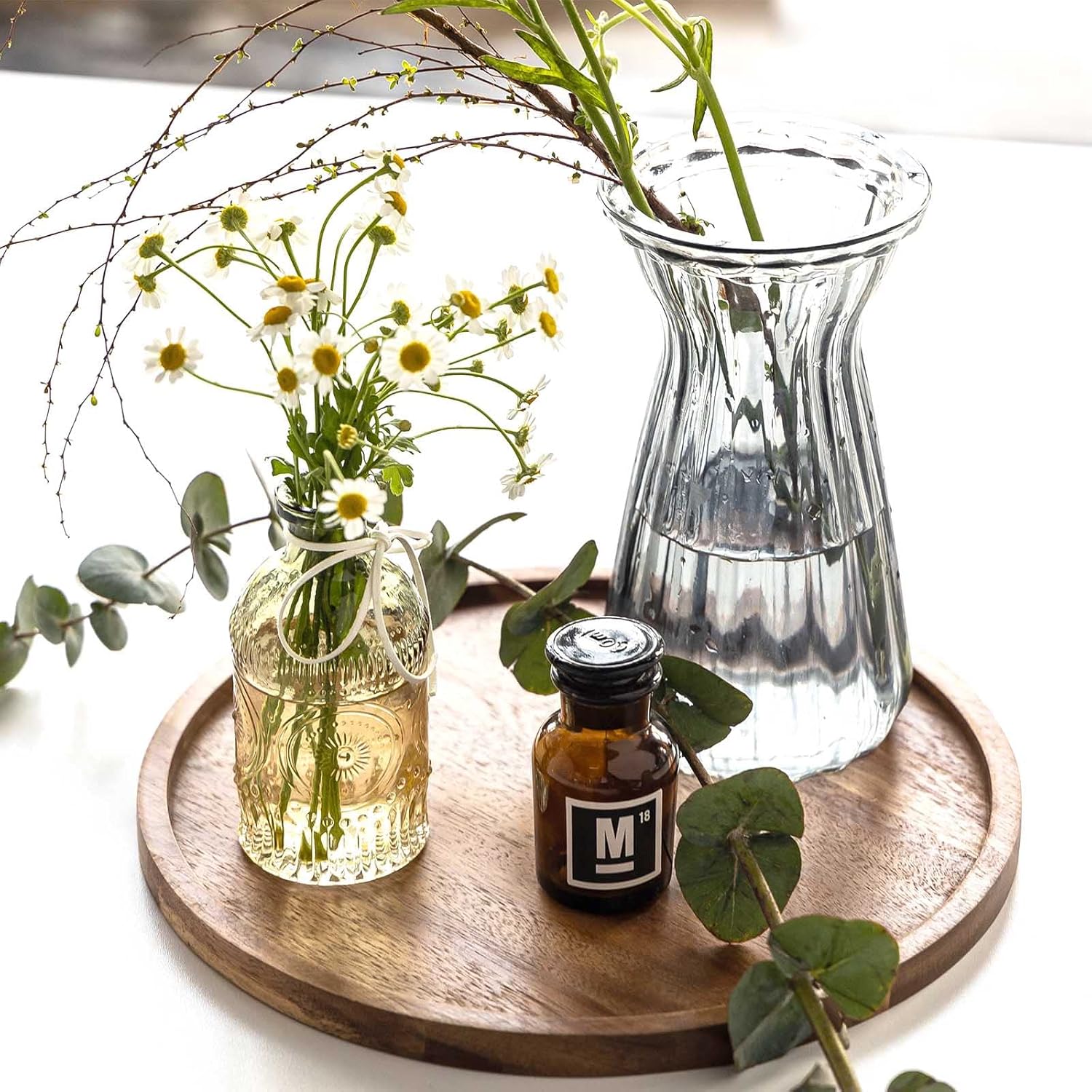 Elegant Wooden Tray – Round Serving Dish for Any Occasion