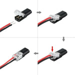 Schnellverbindungsstecker für Kabel – 50 Stück Set ohne Abisolieren