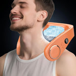 Halskühler ohne Blades – Tragbarer Ventilator mit Kühlplatte und LED-Anzeige