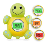 Safe Baby Bath Thermometer with Color Display and Warning System