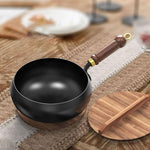 Hand-Forged Cast Iron Pan - Lightweight, Non-Toxic & Durable